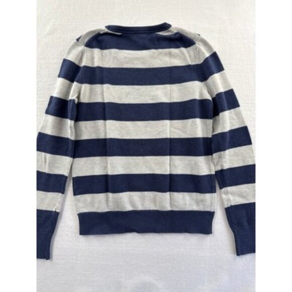 Gap Womens Striped Sweater XS Cotton/Nylon Blend Blue & Gray - Picture 4 of 4